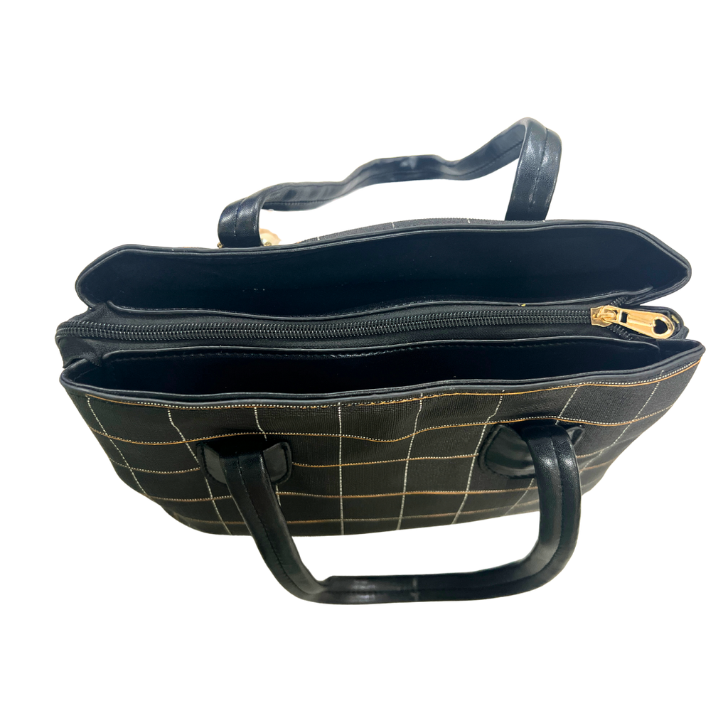 Dziris Luxe Grid Handbag