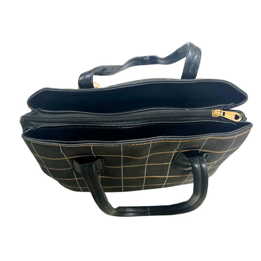 Dziris Luxe Grid Handbag