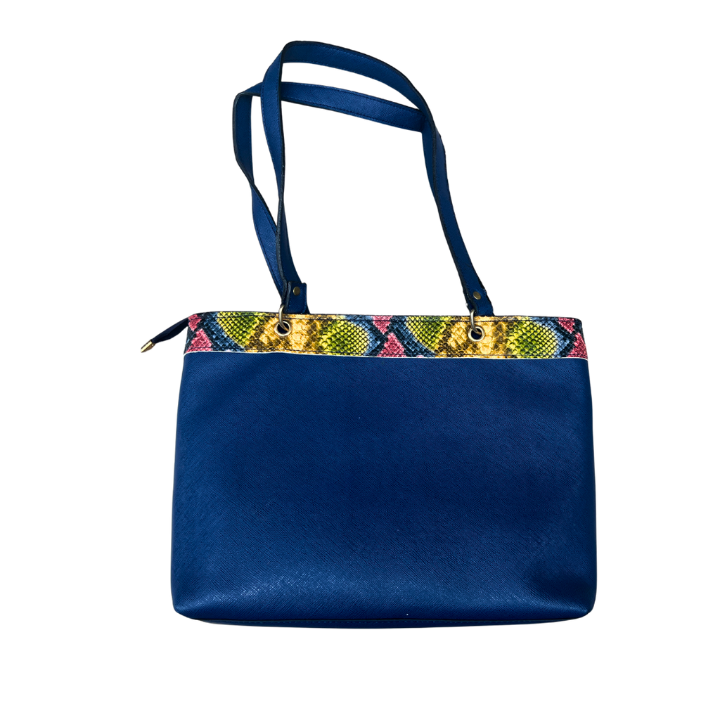 Dziris Sapphire Python Handbag