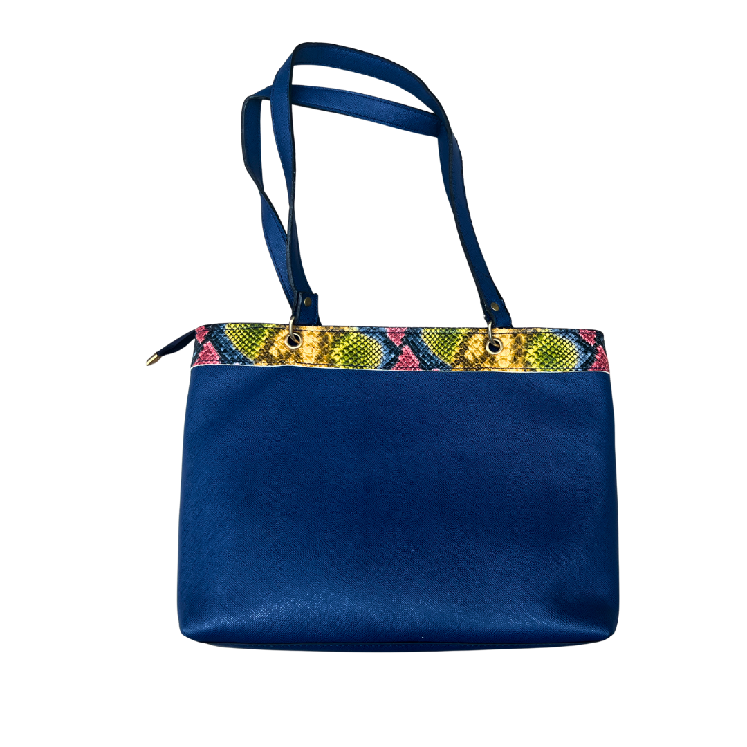 Dziris Sapphire Python Handbag