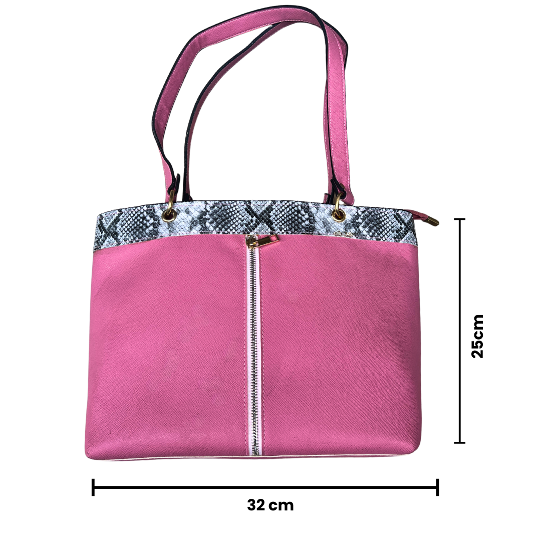 Dziris Sapphire Python Handbag