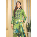 Dziris Meadow Green Digital Cotray Embroidered Unstitched 3-Piece Suit