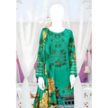 Dziris Emerald Grace Digital Kotrai Embroidered Unstitched 3-Piece Suit