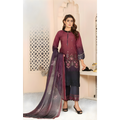 Dziris Plum Eclipse Bamber Viscose 3-Piece Suit