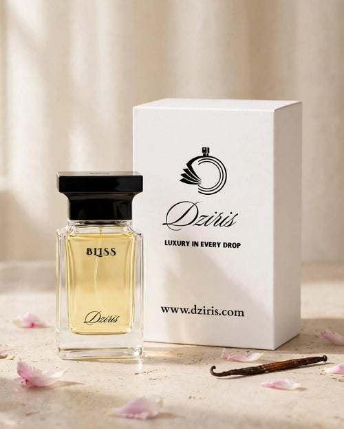 Bliss perfume 100ml bottle with Dziris gift box