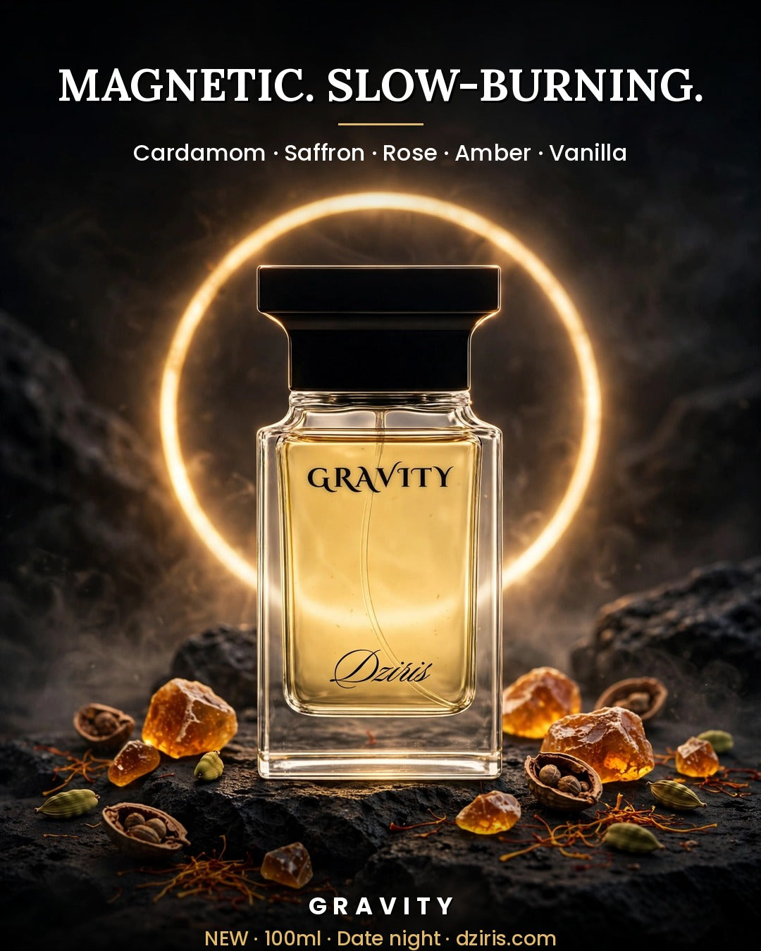 Gravity perfume by Dziris, 100ml