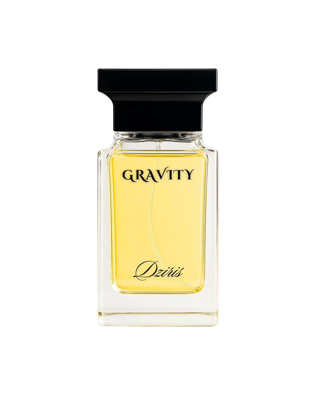 Gravity perfume by Dziris, 100ml, white background