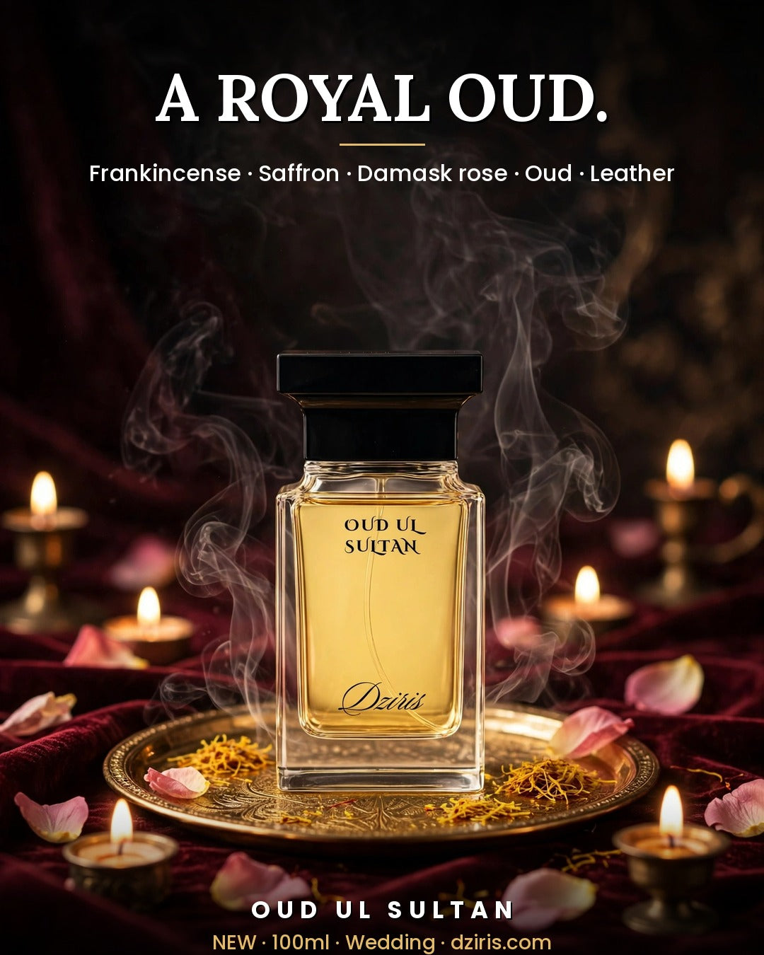 Oud ul Sultan perfume by Dziris, 100ml