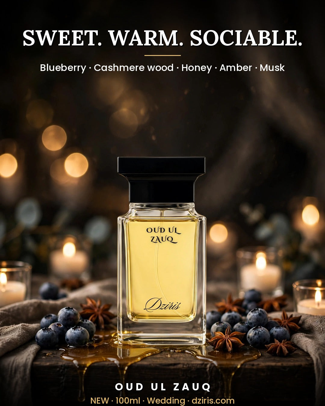 Oud ul Zauq perfume by Dziris, 100ml